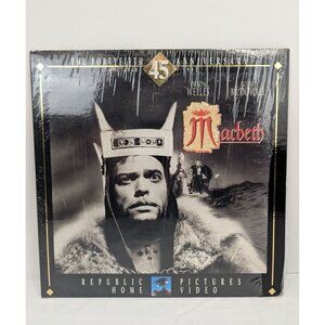 The Forty Fifth Anniversary of Macbeth Laserdisc Republic Pictures Home Video